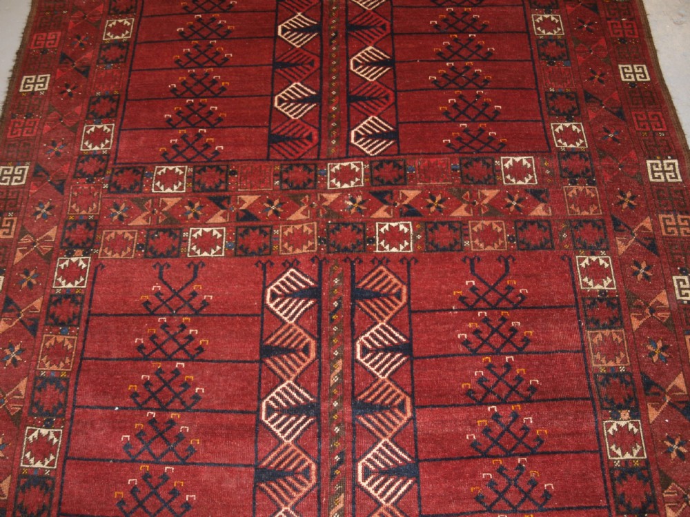 ANTIQUE ERSARI TURKMEN ENSI, GOOD COLOUR, TRADITIONAL DESIGN, CIRCA 1880. View III