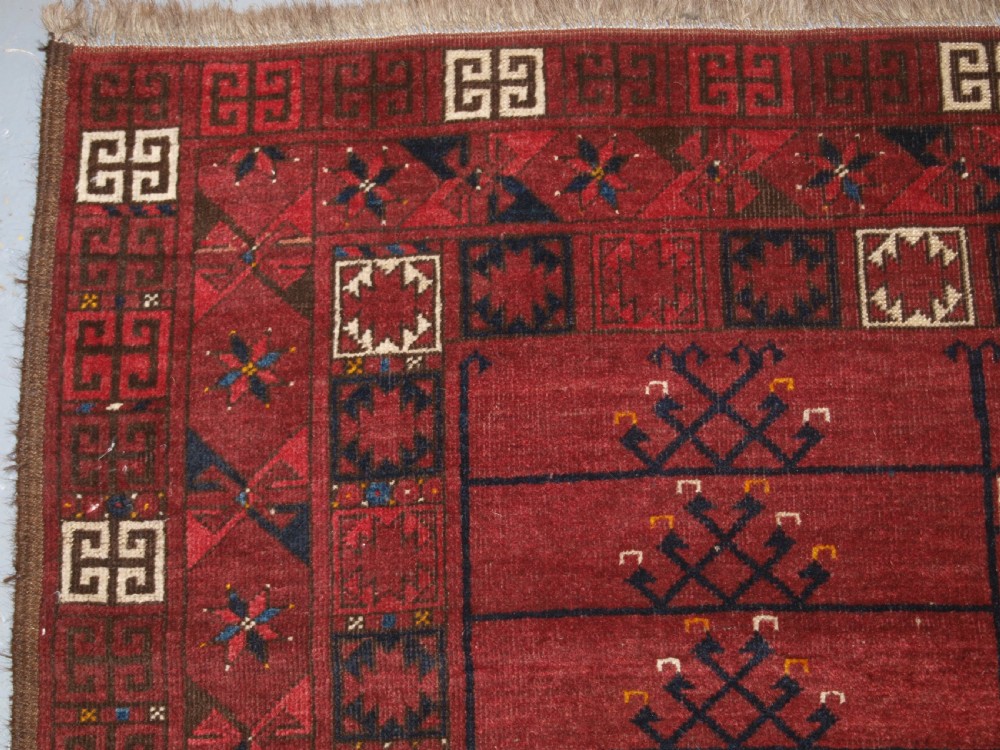 ANTIQUE ERSARI TURKMEN ENSI, GOOD COLOUR, TRADITIONAL DESIGN, CIRCA 1880. View V