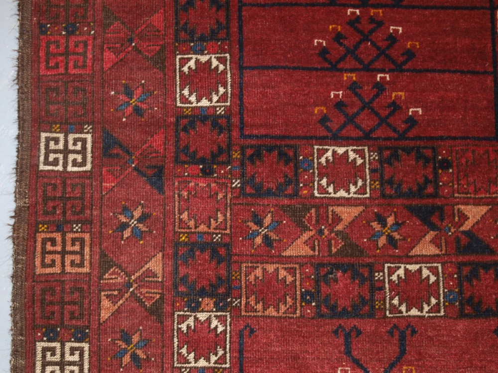 ANTIQUE ERSARI TURKMEN ENSI, GOOD COLOUR, TRADITIONAL DESIGN, CIRCA 1880. View VI