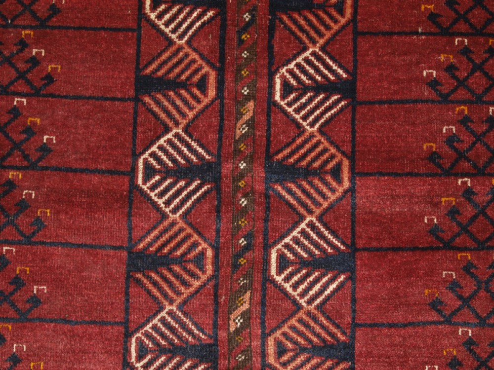 ANTIQUE ERSARI TURKMEN ENSI, GOOD COLOUR, TRADITIONAL DESIGN, CIRCA 1880. View VII