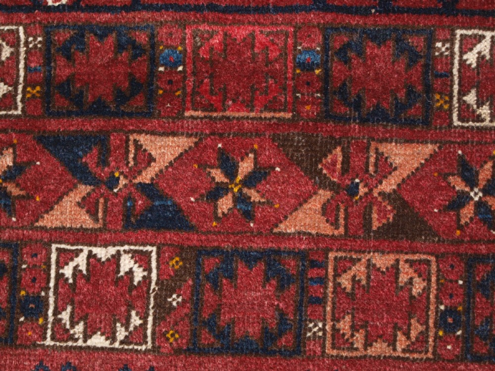 ANTIQUE ERSARI TURKMEN ENSI, GOOD COLOUR, TRADITIONAL DESIGN, CIRCA 1880. View X