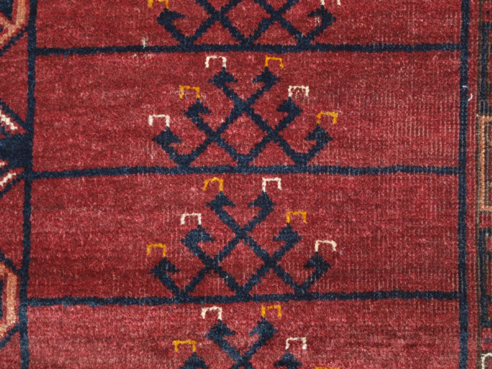 ANTIQUE ERSARI TURKMEN ENSI, GOOD COLOUR, TRADITIONAL DESIGN, CIRCA 1880. View XI