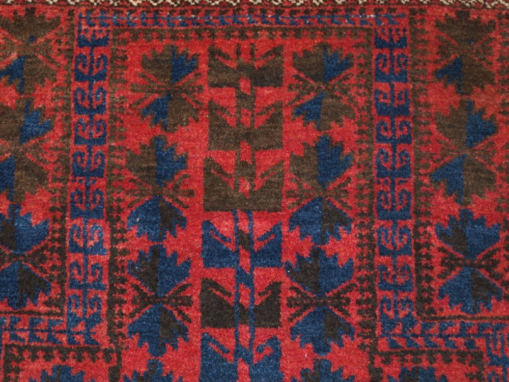 OLD AFGHAN VILLAGE PRAYER RUG, TREE OF LIFE DESIGN, CIRCA 1920. View VI
