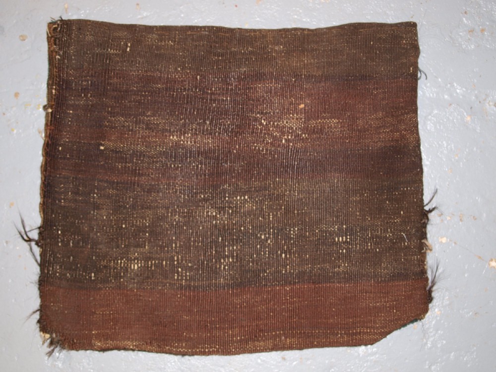 ANTIQUE AFGHAN BALUCH SADDLE BAG, GOOD COLOURS, PLAIN WEAVE BACK, CIRCA 1900. View II