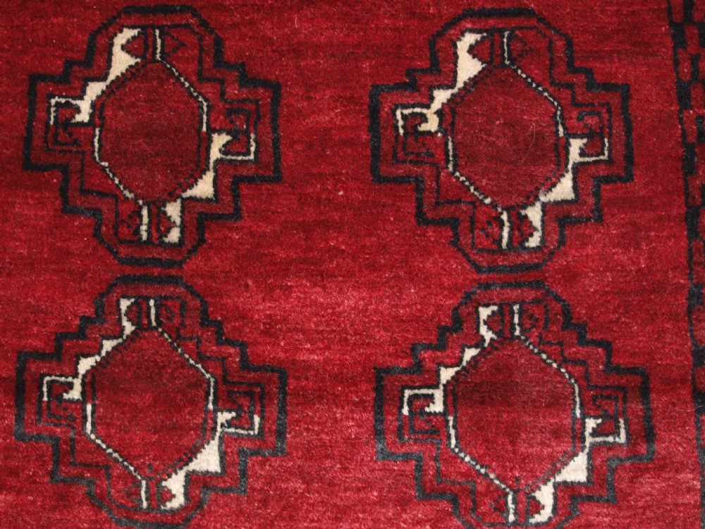 OLD AFGHAN VILLAGE RUG, KIZIL AYAK, SWEET SMALL SIZE, GREAT CONDITION, CIRCA 1920. View VI