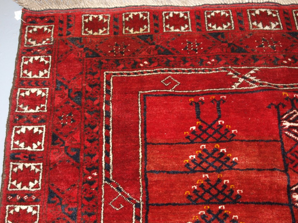 OLD AFGHAN ENSI DESIGN RUG, SUPERB COLOUR, GREAT FURNISHING RUG, CIRCA 1920. View III