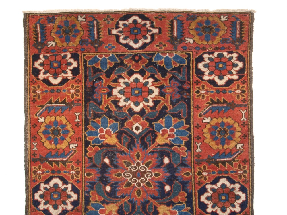 ANTIQUE PERSIAN FERDOWS BALUCH RUG WITH SUPERB COLOUR AND CONDITION, 2ND HALF 19TH CENTURY. View II