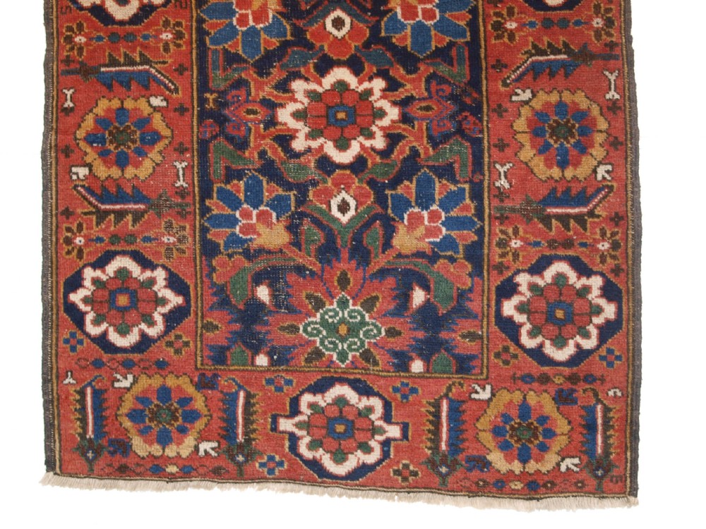 ANTIQUE PERSIAN FERDOWS BALUCH RUG WITH SUPERB COLOUR AND CONDITION, 2ND HALF 19TH CENTURY. View IV