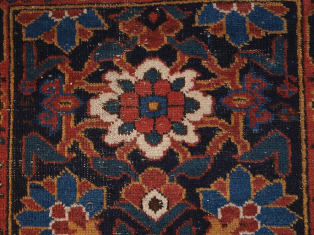 ANTIQUE PERSIAN FERDOWS BALUCH RUG WITH SUPERB COLOUR AND CONDITION, 2ND HALF 19TH CENTURY. View VI