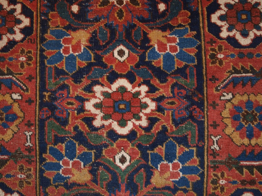 ANTIQUE PERSIAN FERDOWS BALUCH RUG WITH SUPERB COLOUR AND CONDITION, 2ND HALF 19TH CENTURY. View VIII