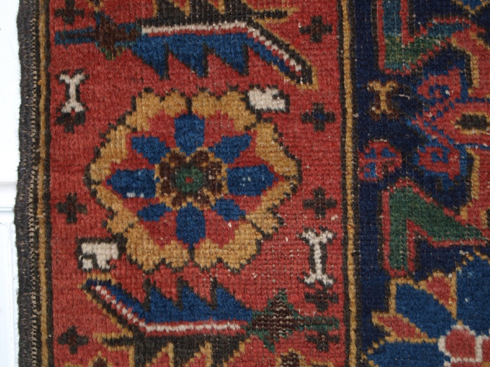 ANTIQUE PERSIAN FERDOWS BALUCH RUG WITH SUPERB COLOUR AND CONDITION, 2ND HALF 19TH CENTURY. View X