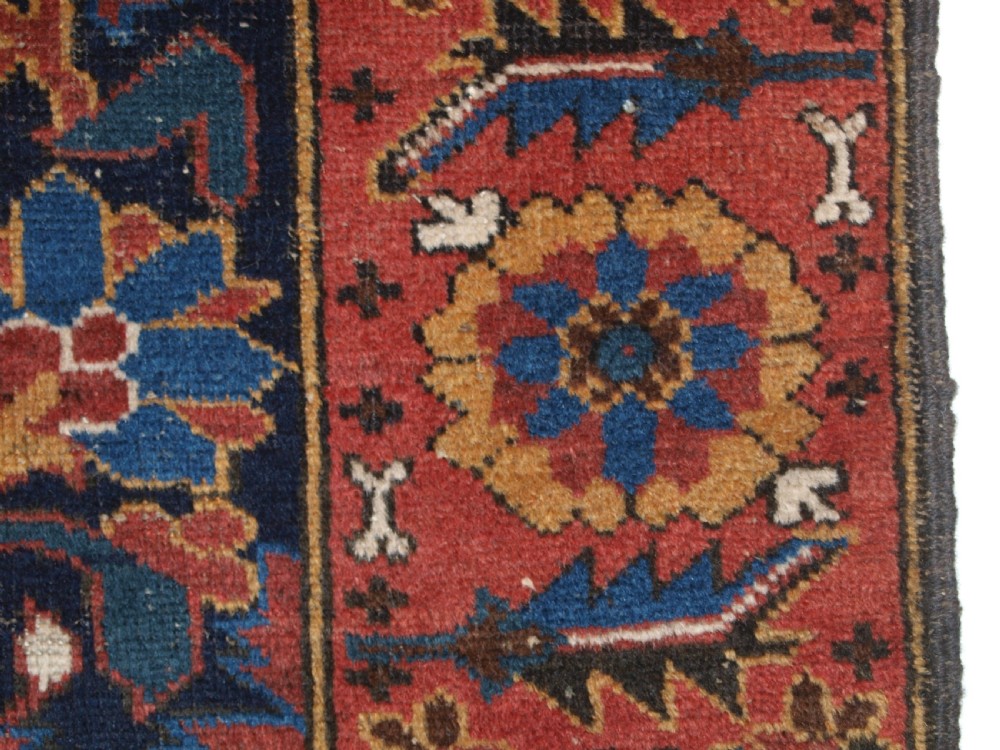 ANTIQUE PERSIAN FERDOWS BALUCH RUG WITH SUPERB COLOUR AND CONDITION, 2ND HALF 19TH CENTURY. View XI