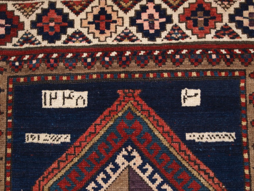ANTIQUE CAUCASIAN KAZAK LONG RUG OR RUNNER, GREAT CONDITION AND COLOUR, LATE 19TH CENTURY. View IX