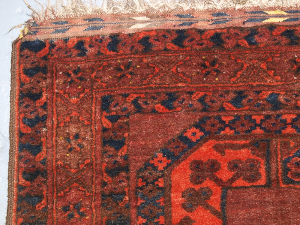 OLD AFGHAN RUNNER, TRADITIONAL DESIGN, VERY HARD WEARING, CIRCA 1920. View VI