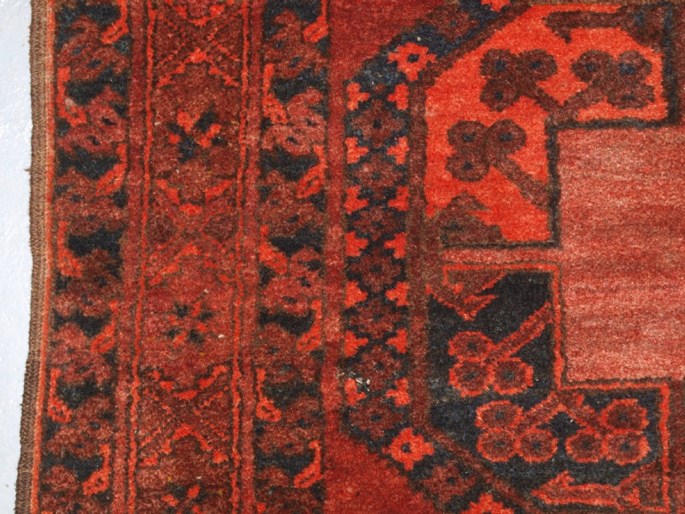 OLD AFGHAN RUNNER, TRADITIONAL DESIGN, VERY HARD WEARING, CIRCA 1920. View VII