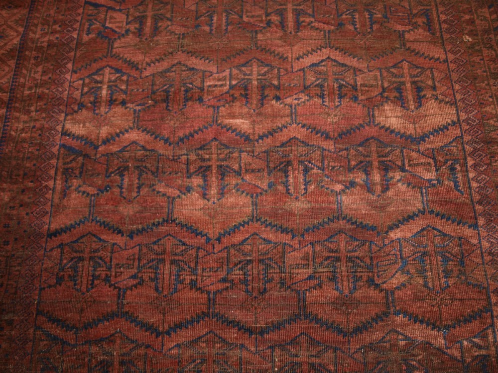 ANTIQUE BALUCH MAIN CARPET, CHAKHANSUR REGION, SOUTH EAST AFGHANISTAN, LATE 19TH CENTURY. View II