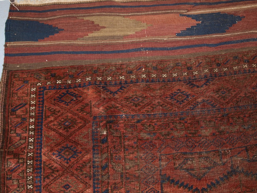 ANTIQUE BALUCH MAIN CARPET, CHAKHANSUR REGION, SOUTH EAST AFGHANISTAN, LATE 19TH CENTURY. View V