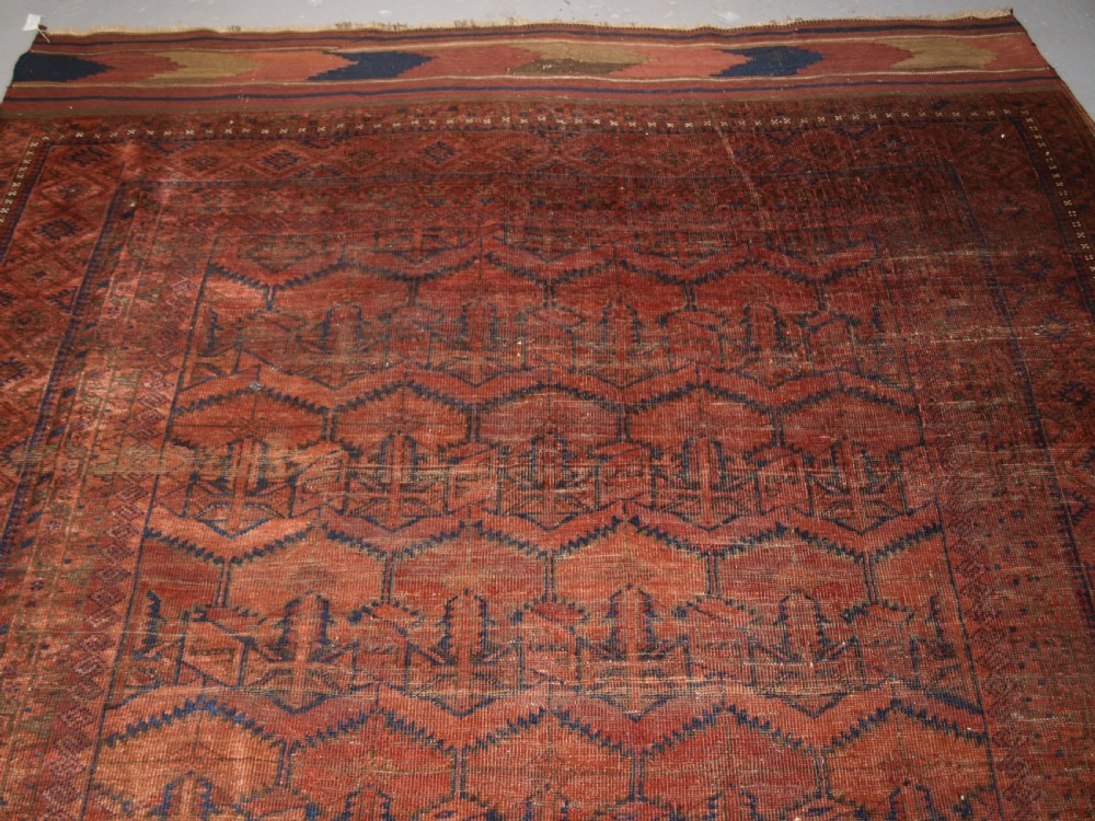 ANTIQUE BALUCH MAIN CARPET, CHAKHANSUR REGION, SOUTH EAST AFGHANISTAN, LATE 19TH CENTURY. View VII