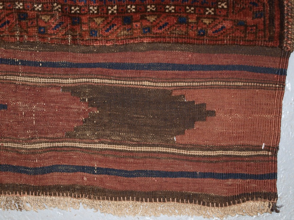 ANTIQUE BALUCH MAIN CARPET, CHAKHANSUR REGION, SOUTH EAST AFGHANISTAN, LATE 19TH CENTURY. View XI