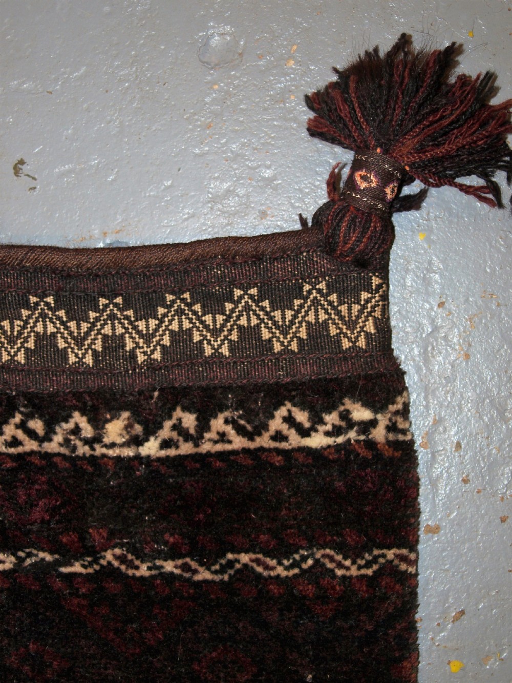 ANTIQUE AFGHAN BALUCH CRADLE FOR A NEW BORN BABY, VERY SCARCE ITEM, CIRCA 1900/20. View VI