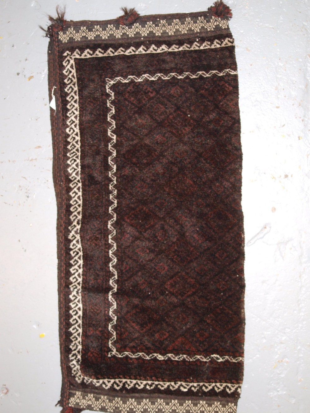 ANTIQUE AFGHAN BALUCH CRADLE FOR A NEW BORN BABY, VERY SCARCE ITEM, CIRCA 1900/20. View VIII