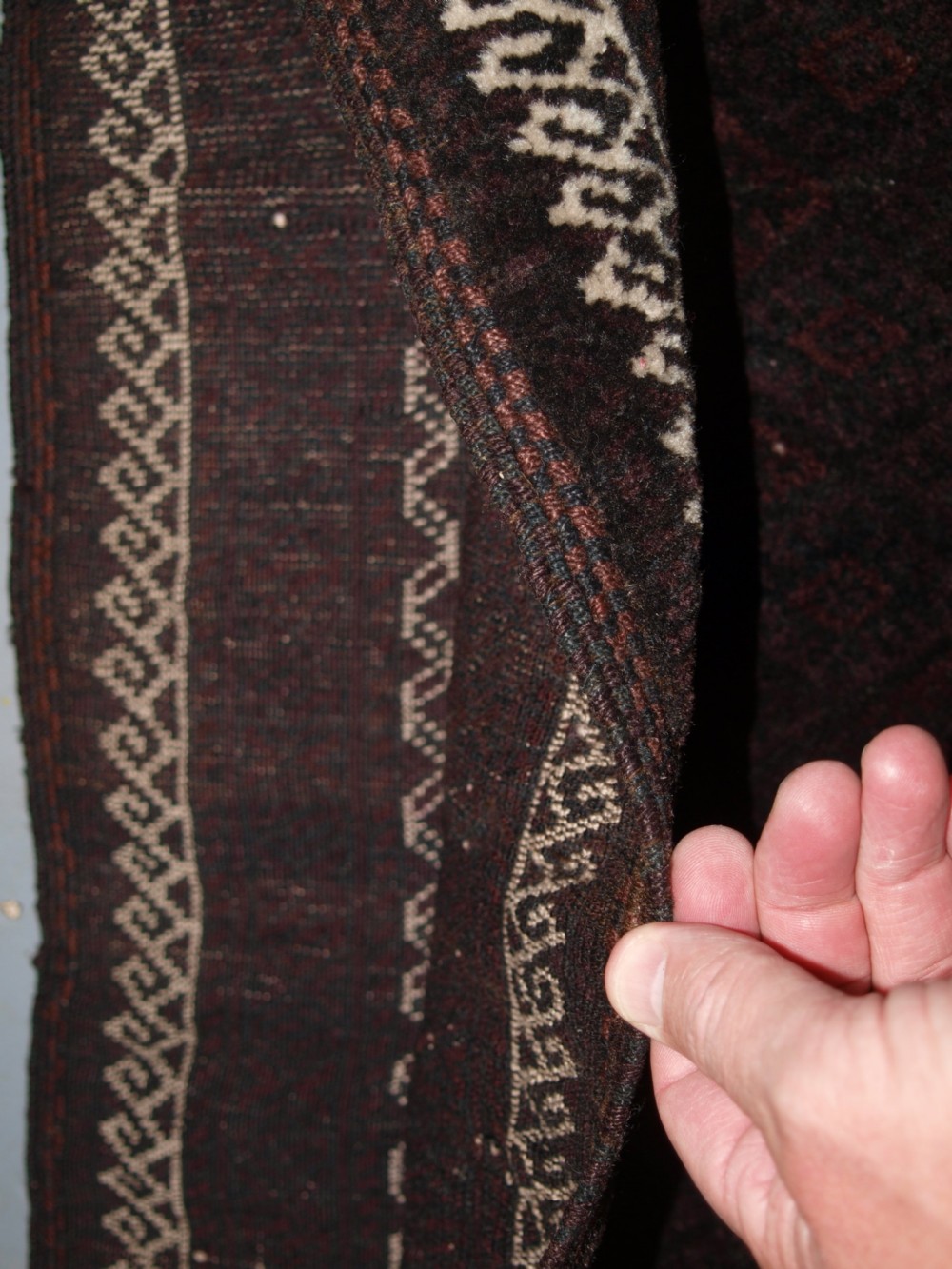 ANTIQUE AFGHAN BALUCH CRADLE FOR A NEW BORN BABY, VERY SCARCE ITEM, CIRCA 1900/20. View IX