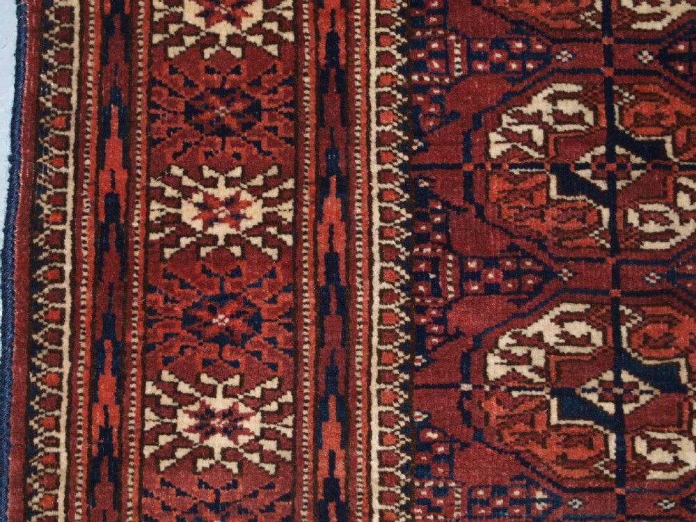 OLD TEKKE TURKMEN RUG OF VERY SMALL SIZE, EXCELLENT CONDITION, CIRCA 1900/20. View V