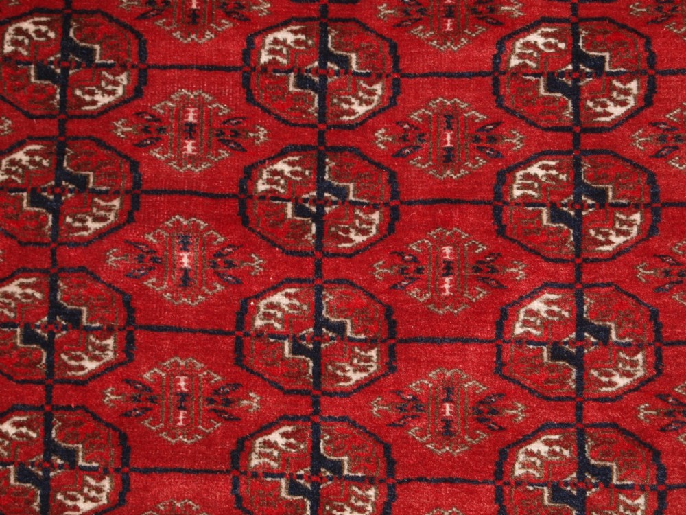 OLD AFGHAN VILLAGE RUG, VERY FINE WEAVE, TEKKE TURKMEN DESIGN, CIRCA 1920. View VII