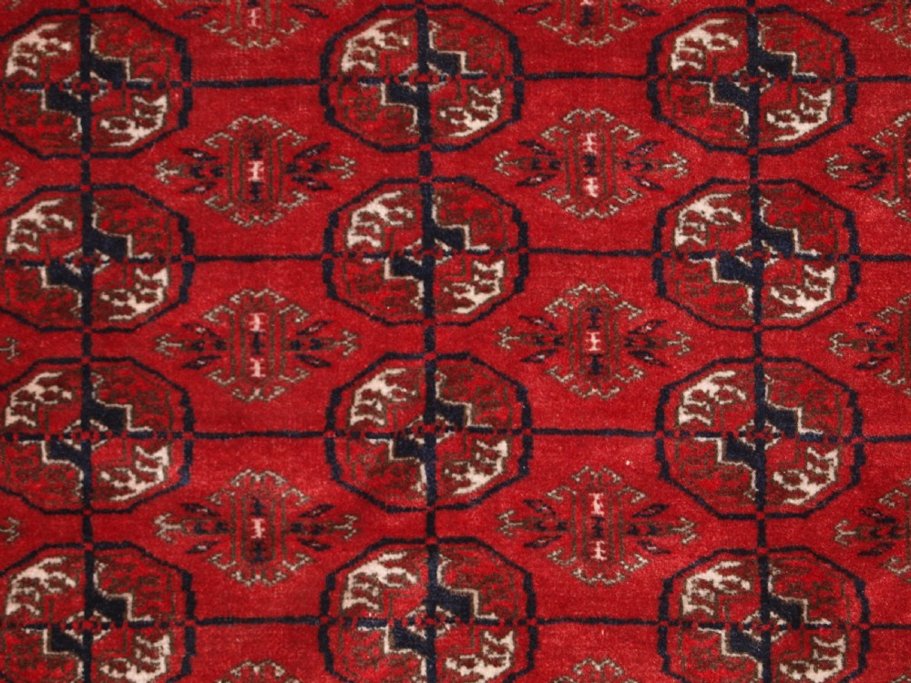 OLD AFGHAN VILLAGE RUG, VERY FINE WEAVE, TEKKE TURKMEN DESIGN, CIRCA 1920. View VIII