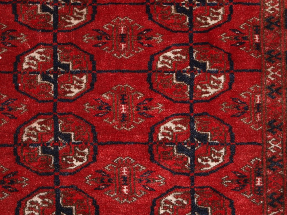 OLD AFGHAN VILLAGE RUG, VERY FINE WEAVE, TEKKE TURKMEN DESIGN, CIRCA 1920. View IX