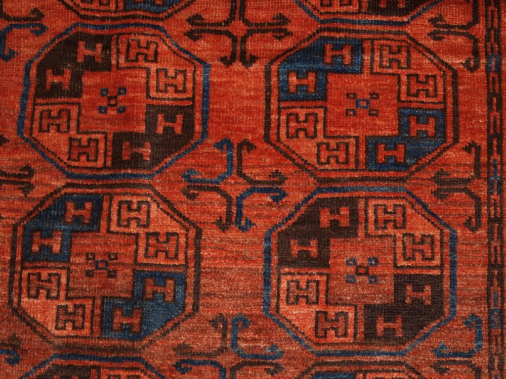 ANTIQUE AFGHAN ERSARI TURKMEN RUG, NORTHERN AFGHANISTAN, SUPERB COLOUR, CIRCA 1900. View X