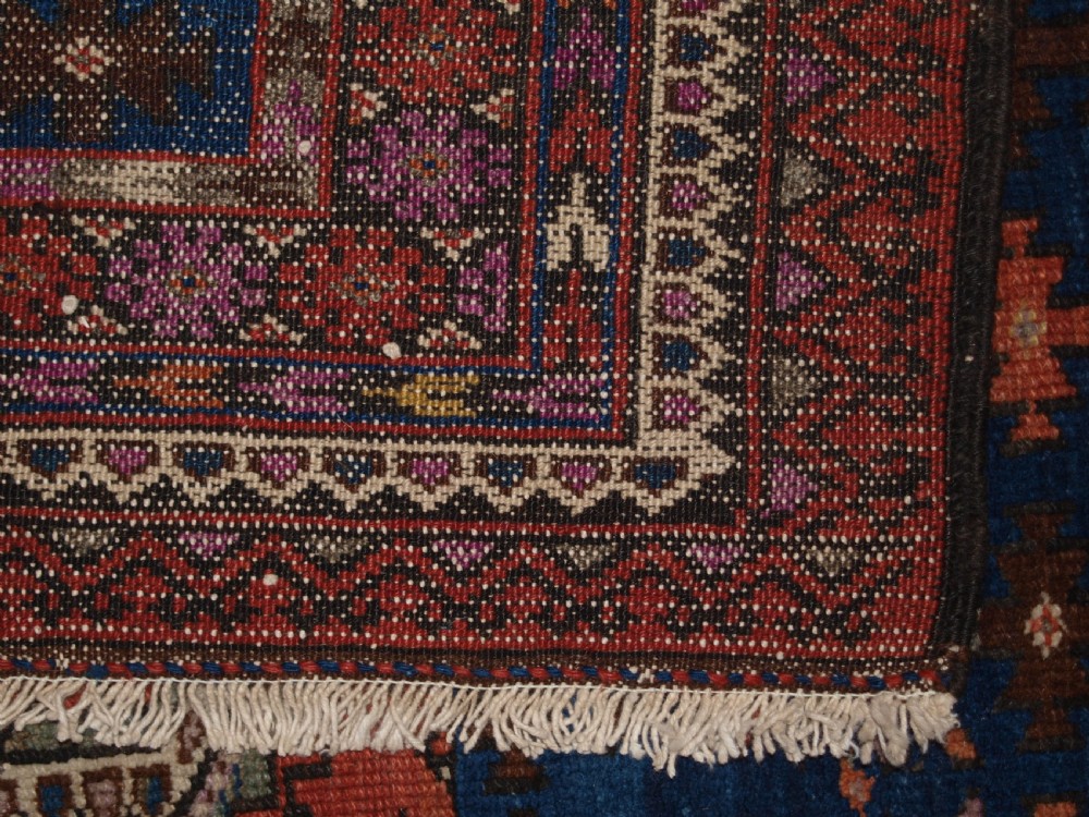 OLD KURDISH RUG, UNUSUAL DESIGN, LARGE INSCRIPTION WITH DATE, CIRCA 1900/20. View XIV
