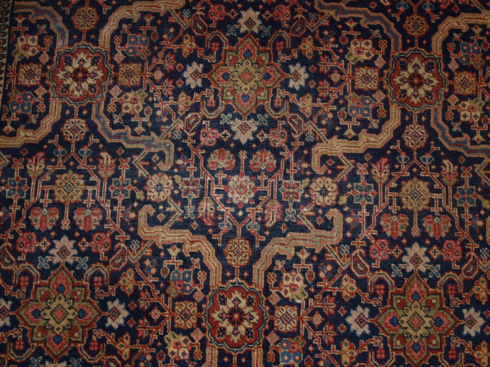 ANTIQUE PERSIAN TABRIZ CARPET, ELEGANT TRADITIONAL DESIGN, SIGNED BY THE MAKER, CIRCA 1900. View VI
