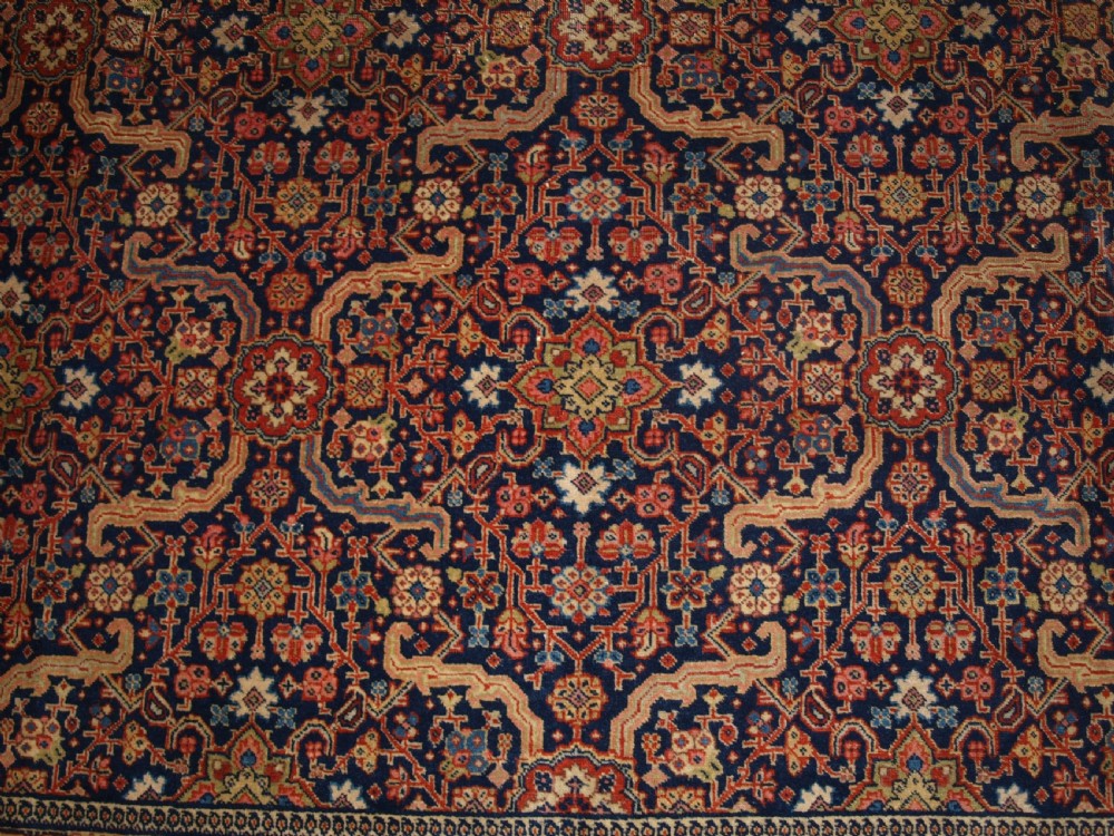 ANTIQUE PERSIAN TABRIZ CARPET, ELEGANT TRADITIONAL DESIGN, SIGNED BY THE MAKER, CIRCA 1900. View XI