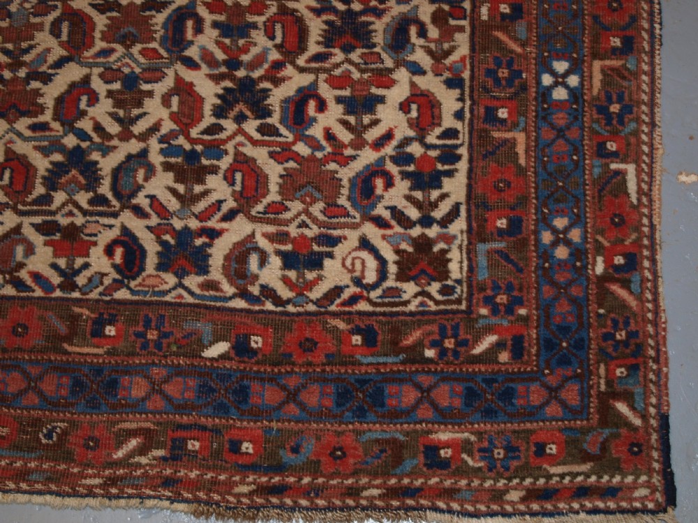 ANTIQUE PERSIAN AFSHAR RUG, KERMAN REGION, ALL OVER DESIGN, CIRCA 1900. View X