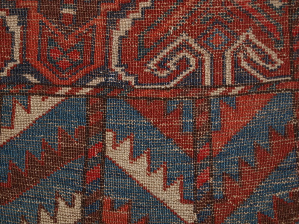 ANTIQUE YOMUT TURKMEN ENSI YURT DOOR HANGING, SUPERB COLOUR, 2ND HALF 19TH CENTURY. View XVI
