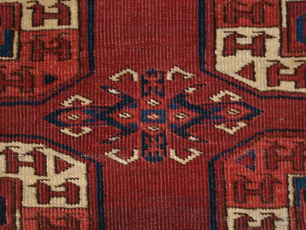 ANTIQUE ERSARI KIZIL AYAK MAIN CARPET, VERY FINE WEAVE, EARLY EXAMPLE. MID 19TH CENTURY. View VIII