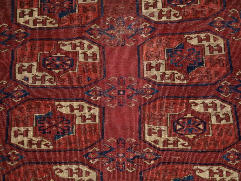 ANTIQUE ERSARI KIZIL AYAK MAIN CARPET, VERY FINE WEAVE, EARLY EXAMPLE. MID 19TH CENTURY. View XIV