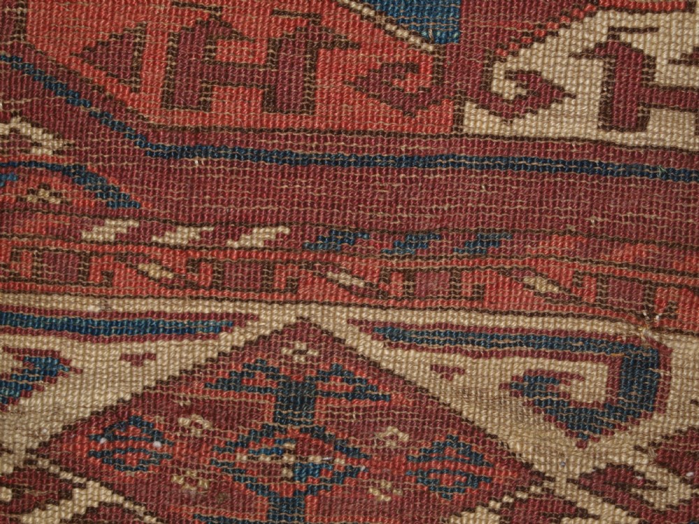 ANTIQUE ERSARI KIZIL AYAK MAIN CARPET, VERY FINE WEAVE, EARLY EXAMPLE. MID 19TH CENTURY. View XVII
