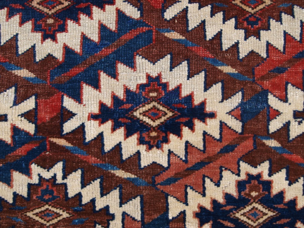ANTIQUE YOMUT TURKMEN ASMALYK, BRIDAL CAMEL DECORATION, SUPERB COLOURS, 2ND HALF 19TH CENTURY. View VI