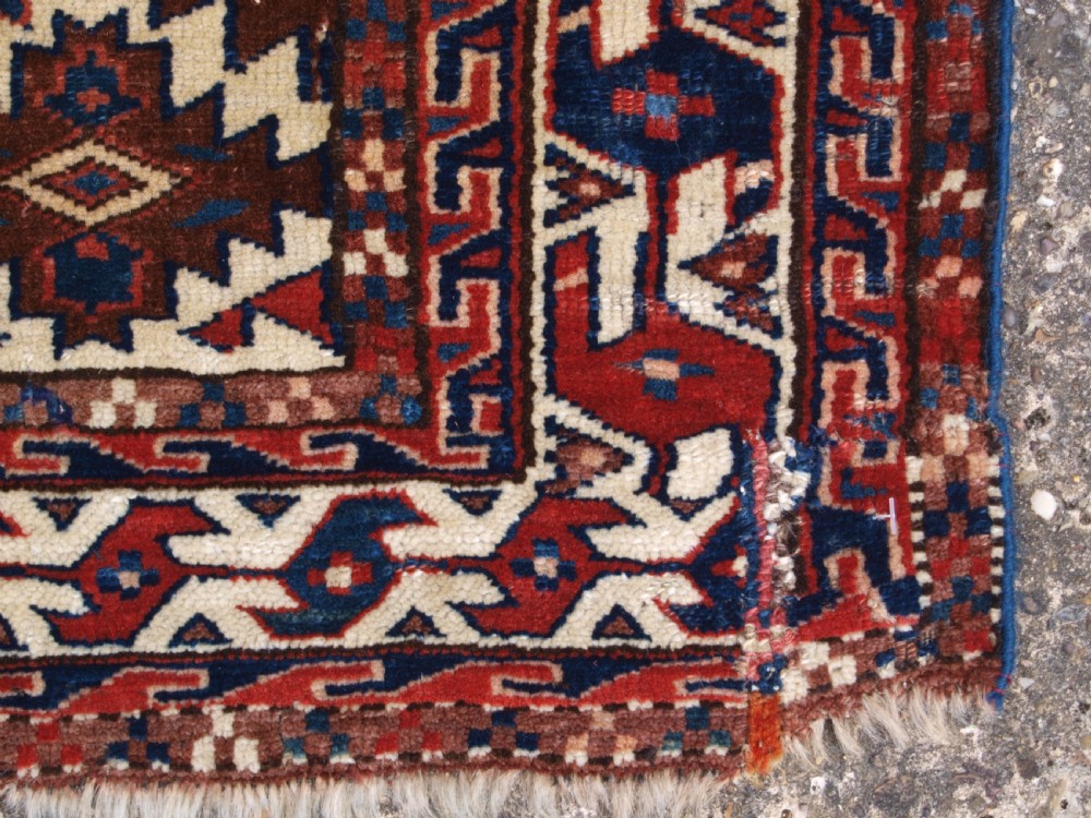 ANTIQUE YOMUT TURKMEN ASMALYK, BRIDAL CAMEL DECORATION, SUPERB COLOURS, 2ND HALF 19TH CENTURY. View IX
