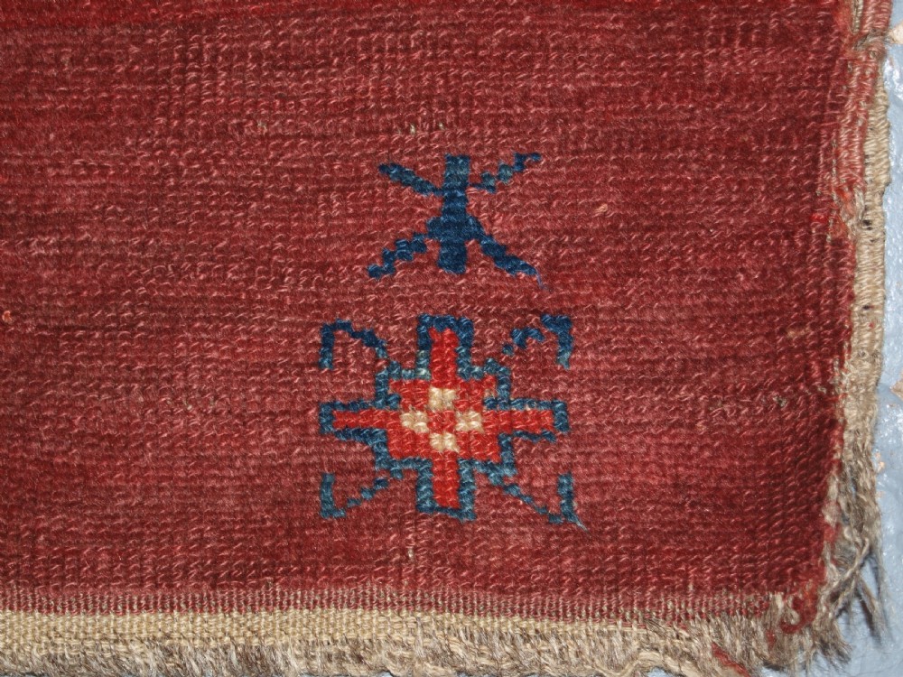 ANTIQUE YOMUT TURKMEN 9 GUL CHUVAL, SUPERB COLOUR, GOOD CONDITION 2ND 1/2 19TH CENTURY. View X