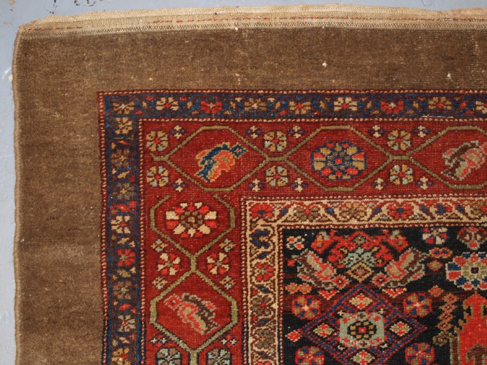 ANTIQUE SARAB LONG RUG, SUPERB DESIGN AND COLOUR, CIRCA 1900. View IV