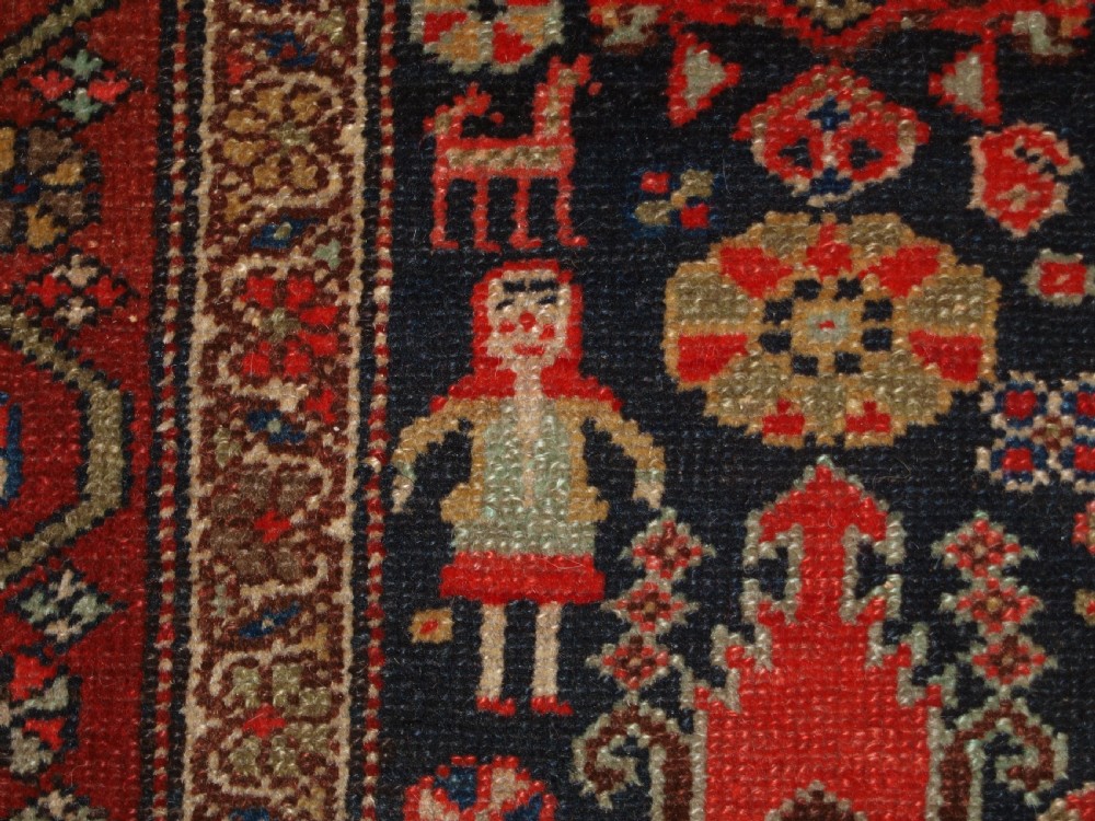 ANTIQUE SARAB LONG RUG, SUPERB DESIGN AND COLOUR, CIRCA 1900. View IX