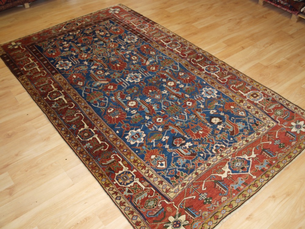 ANTIQUE CAUCASIAN SHIRVAN RUG WITH UNUSUAL NORTH WEST PERSIAN DESIGN, CIRCA 1900. View II