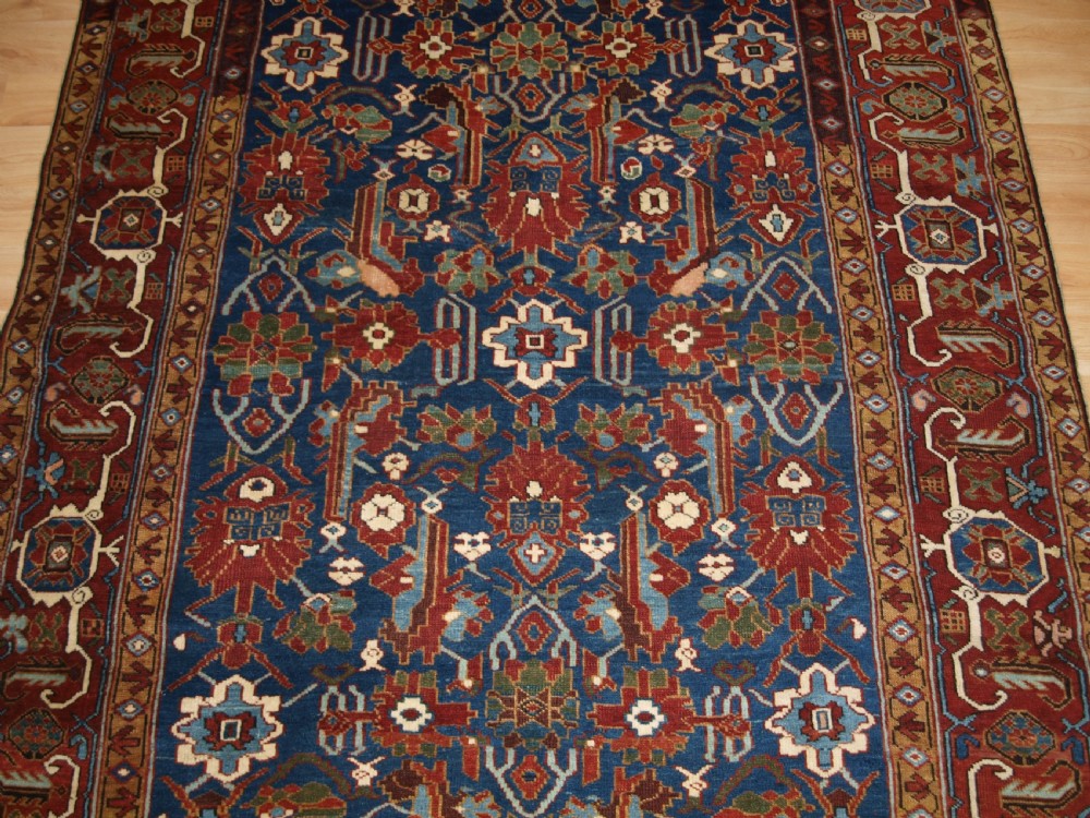 ANTIQUE CAUCASIAN SHIRVAN RUG WITH UNUSUAL NORTH WEST PERSIAN DESIGN, CIRCA 1900. View VI