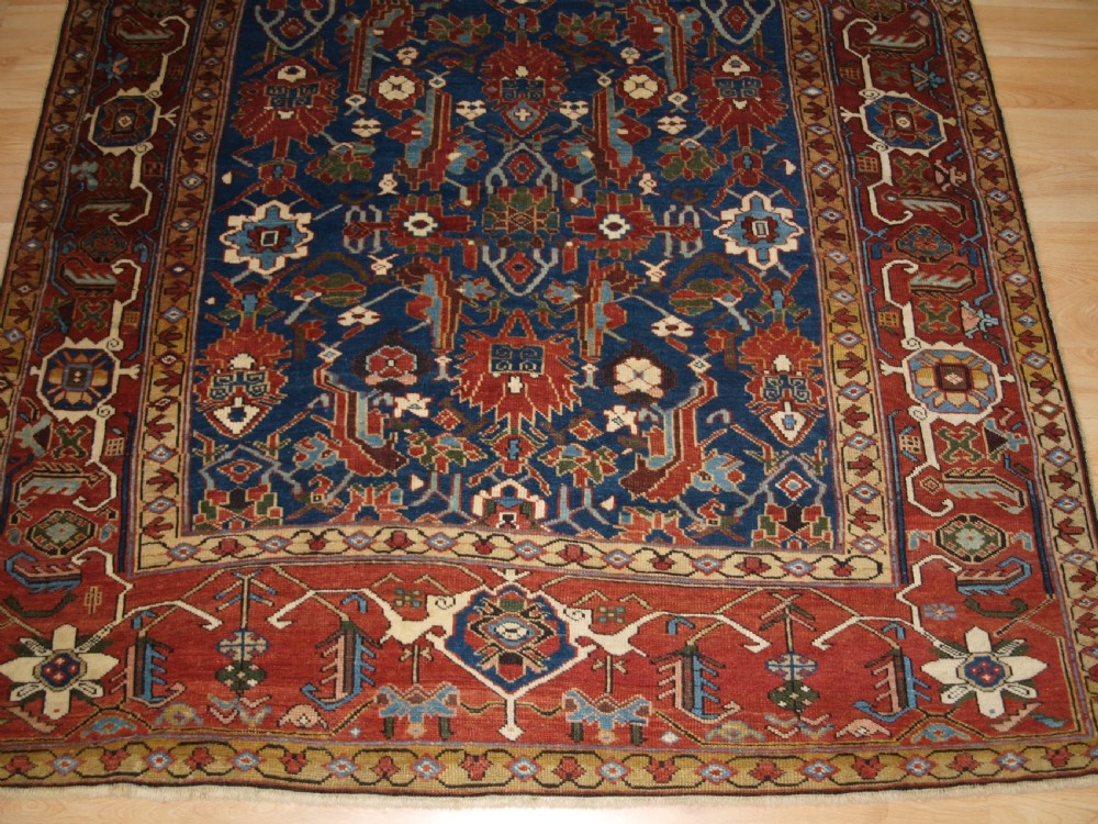 ANTIQUE CAUCASIAN SHIRVAN RUG WITH UNUSUAL NORTH WEST PERSIAN DESIGN, CIRCA 1900. View VII
