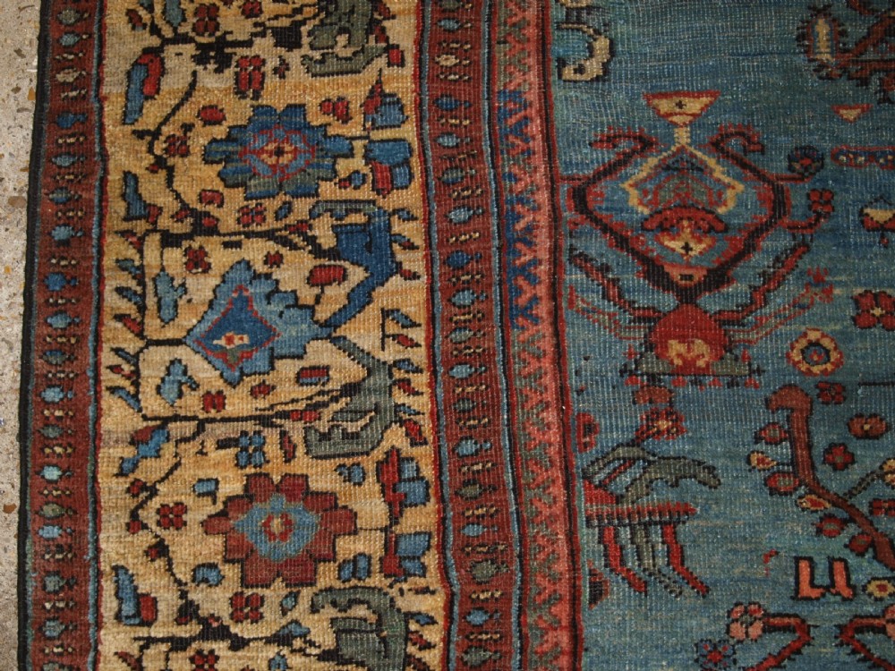 ANTIQUE FARAGHAN VILLAGE CARPET WITH OUTSTANDING COLOUR, CIRCA 1880. View III