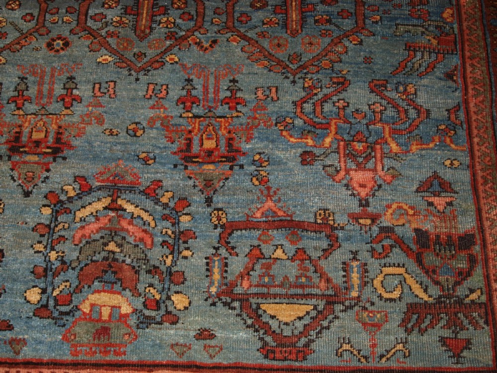 ANTIQUE FARAGHAN VILLAGE CARPET WITH OUTSTANDING COLOUR, CIRCA 1880. View IX