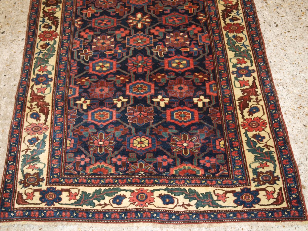 ANTIQUE BIJAR RUNNER WITH MINA KHANI DESIGN, BEAUTIFUL BORDER, CIRCA 1880. View VI